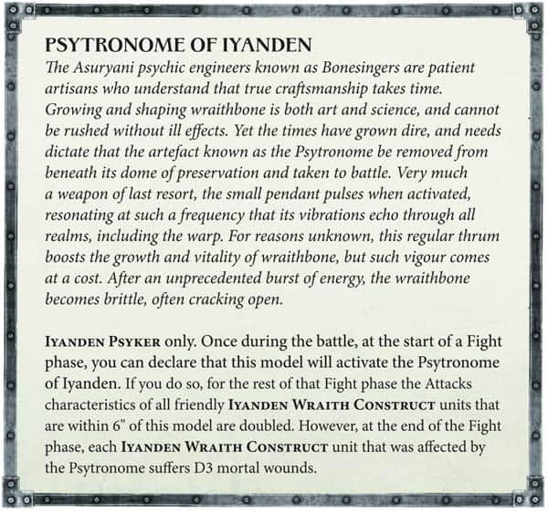 Eldar Psytronome of Iyanden