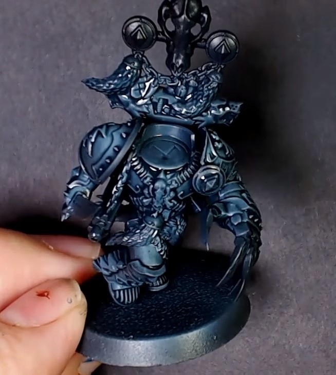 London Grey with Nuln Oil wash - Space Wolves & Successors - The