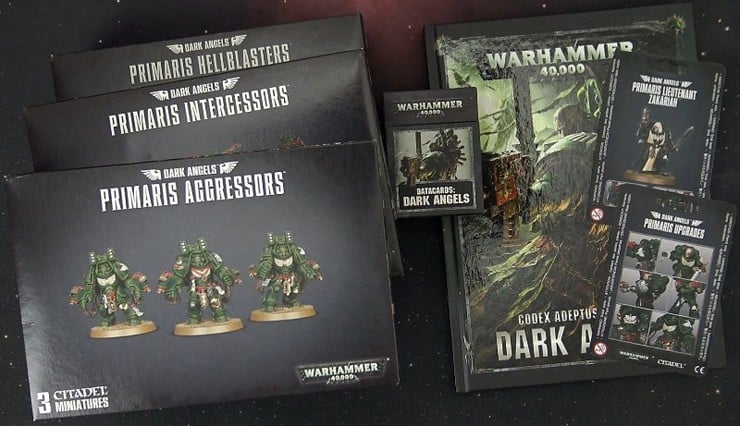 Warhammer 40k Dark Angels lieutenant original conversion NMM style