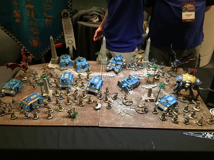 thousand sons army on parade