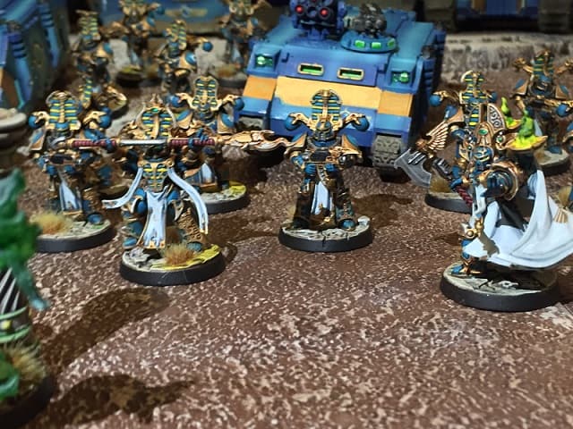 thousand sons army on parade