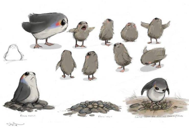 puffin porg concept art