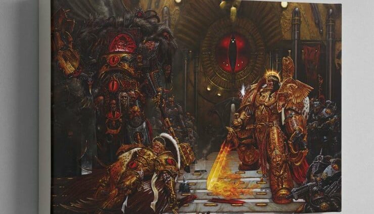 warhammer art posters horus heresy