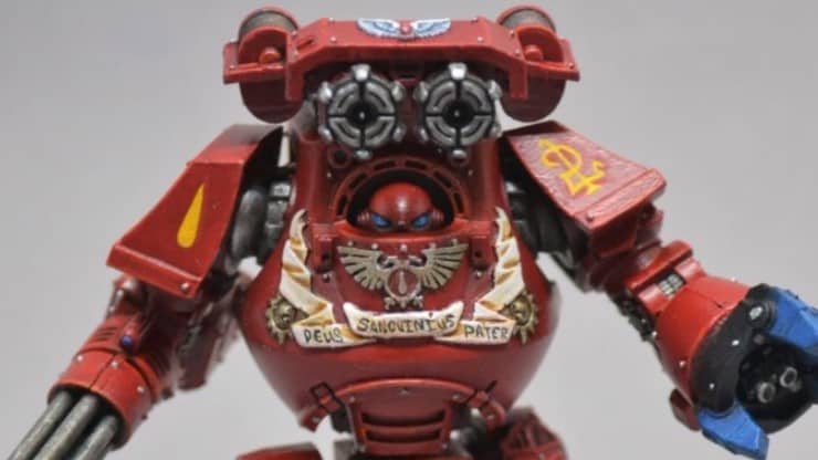 Warhammer 40k Army Space Marines Blood Angels Death Company Dreadnough –  Warzone Miniatures