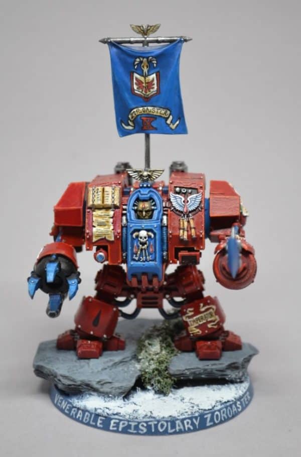blood angels librarian dreadnought