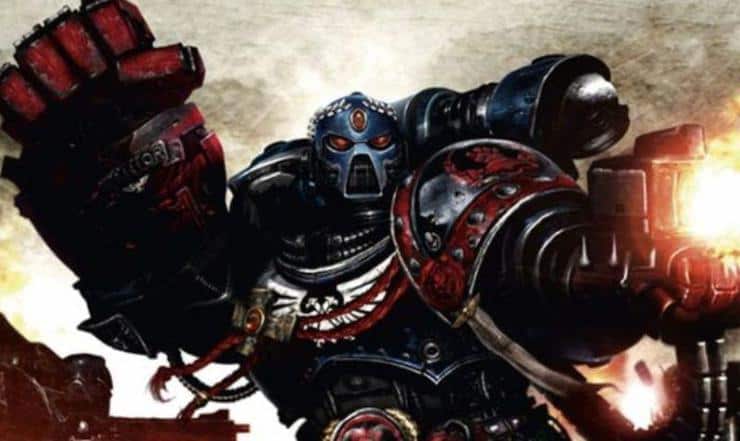 Games Workshop Warhammer 40k Crimson Fists Pedro Kantor Backpack Back Pack Resin 