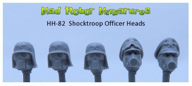Shooktroop Officer Heads