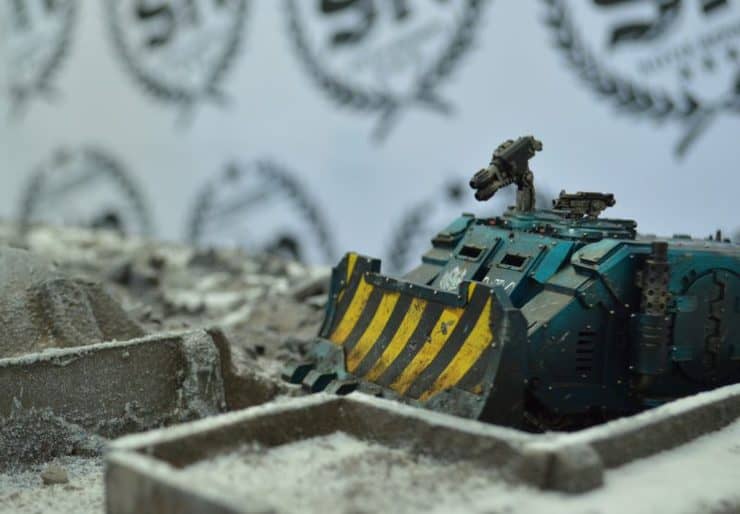 sn battle report alpha legion tank