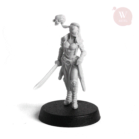 Steel Neck: Artel Miniatures Jessica Bruder Arrives