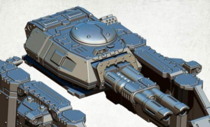 Conversion Set Wargame Exclusive Imperial Las Cannon Turret