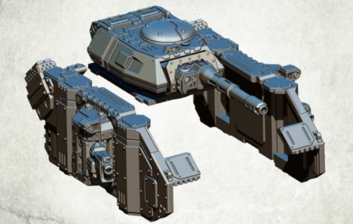 Legionary Assault Tank Turret: Heavy Autocannon