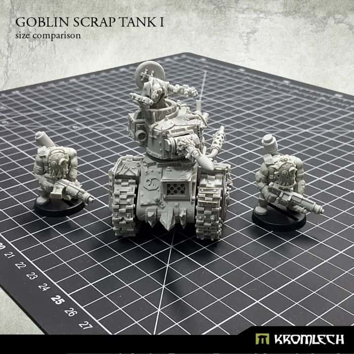 Goblin Scrap Tank Commanders Kromlech Resin KRM139 4 