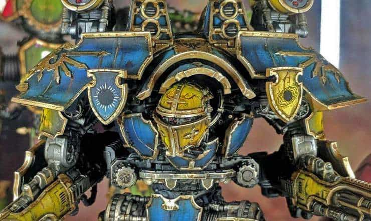 Adeptus Titanicus warlord painted