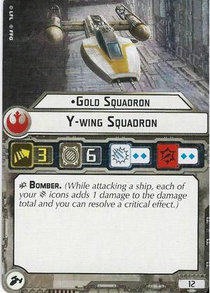 gold squadron y-wing squadron