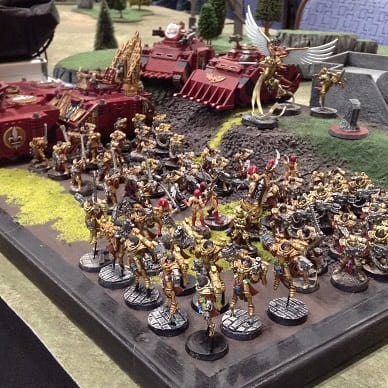 Plastic or Pewter? Sisters Army on Parade