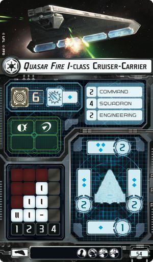 Quasar Fire 1-class Cruiser-Carrier