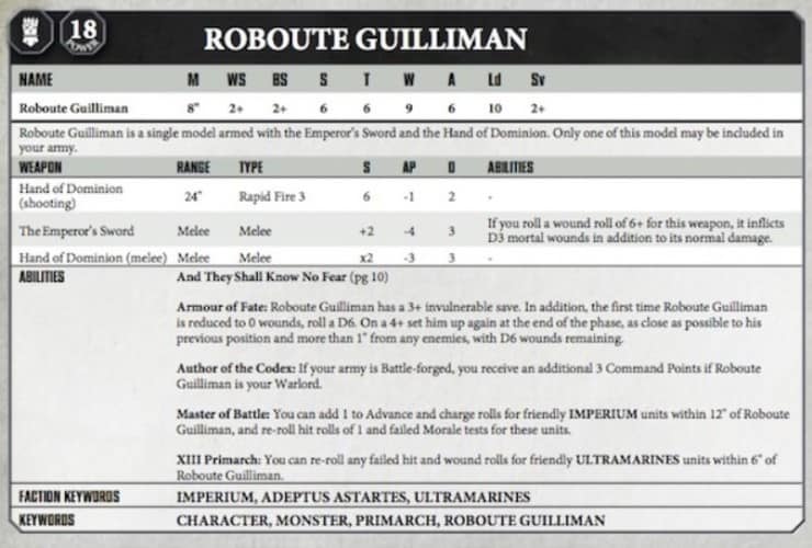 robbie G 2 Better Alternatives To Fielding Guilliman in 40k