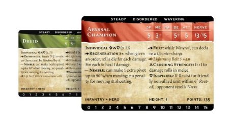 New Army Reference Cards For Kings of War