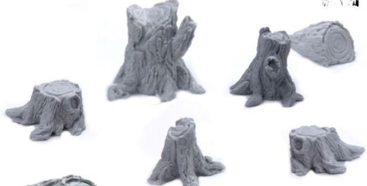 New Resin Tree Stumps Packs From GSW