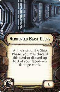 Reinforced Blast Doors