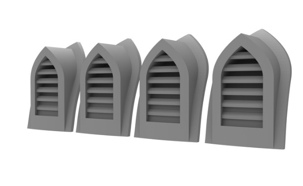 Arch Vent - Slats (4pcs) New Imperial Knight Upgrades From Gadgets Plus