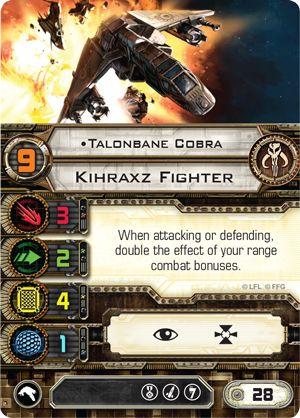 Talonbane Cobra Kihraxz Fighter