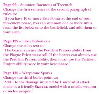 AoS 2.0: Big FAQ Changes For Multiple Factions