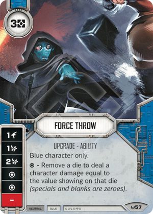 Star Wars Destiny Power Mole Force Throw #57 