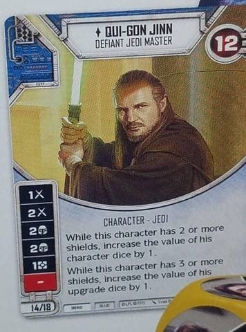 Qui-Gon Jinn (D) Card - Star Wars Trading Card Game