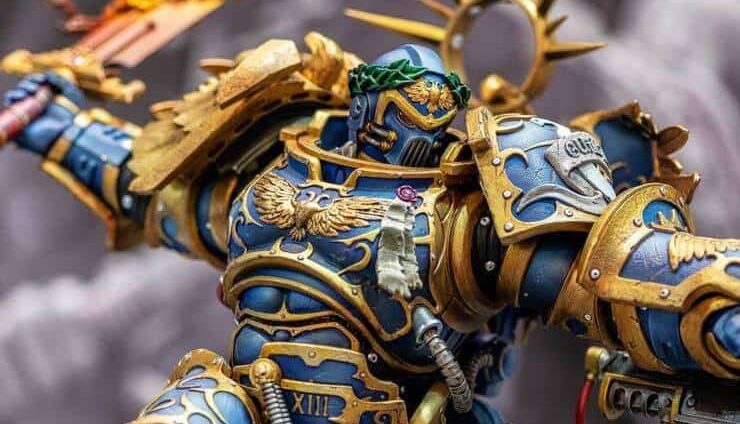 Guilliman hand made objects statue