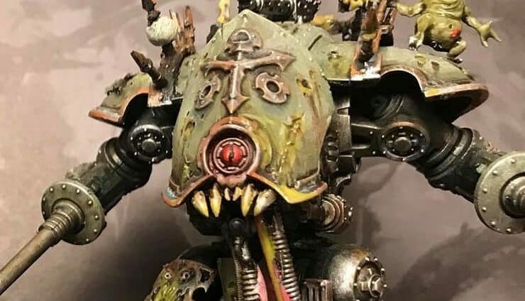 Disturbing Nurgle Knight Conversion Corner