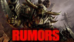 orks rumors warboss art with red letters saying rumors warhammer 40k