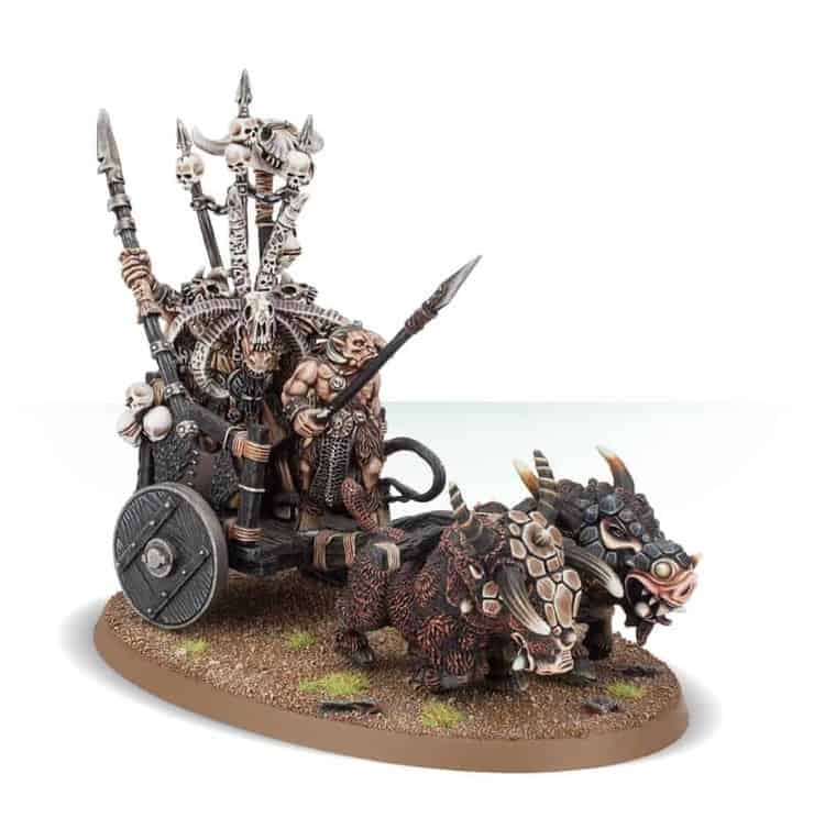 Chariot Warhammer Chaos Beastmen Beast Lord Chariot Plastic Wheel Used Games Workshop 
