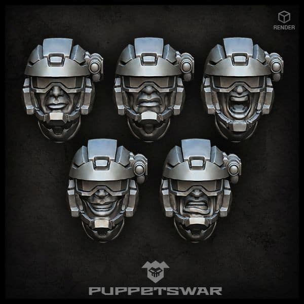 Upgrade Your Infantry With These Trooper Head Bits