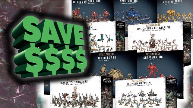 Ten New Battleforces Unboxed: Warhammer 40k & AoS Save $$$