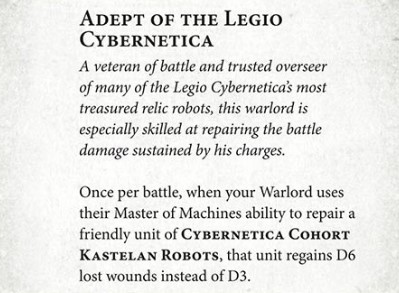 cybernetica warlord trait