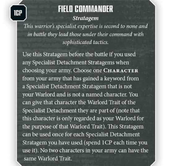 field commander