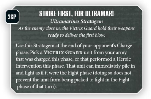 strike first for ultramar