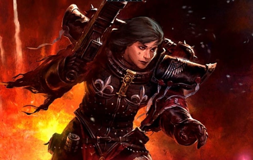 Warhammer 40k Fanart Sister of Battle/ Adeptus Sororita Poster A1 