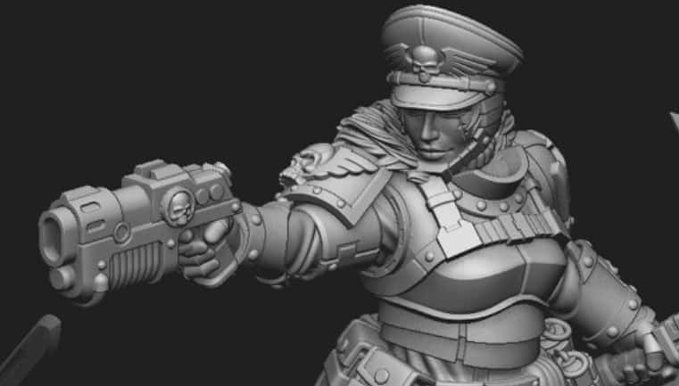 female imperial guard models