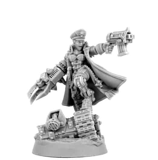 Female Commissar With Laser Pistol-Wargame Exclusive Lord Severina Raine 