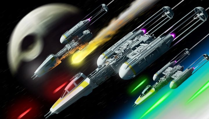 y wing x-wing 2.0 wal hor star wars