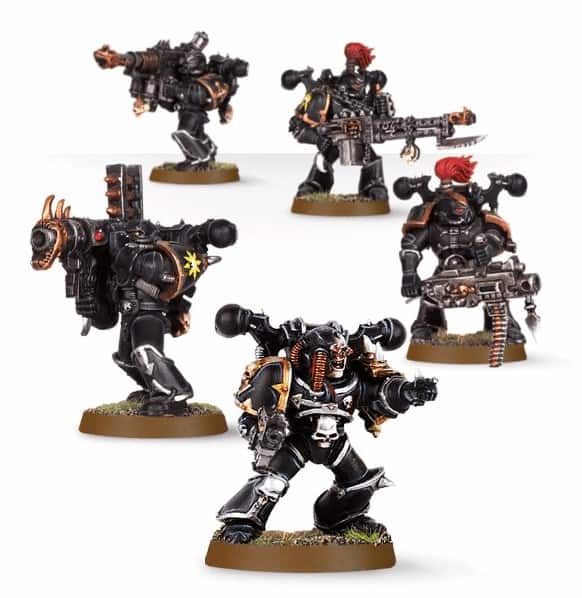 Chaos Space Marine Havoc Backpack bits 