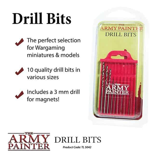 The Army painter miniature and model Drill Modélisme perceuse 