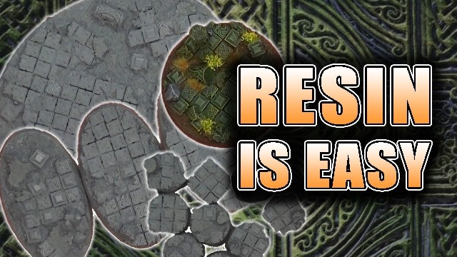 Finish Your Miniatures Easy With Celtic Ruins Resin Bases