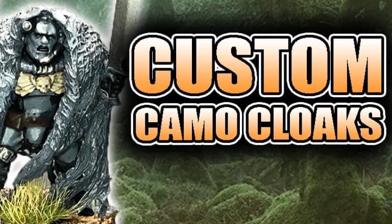Camo Cloaks Tutorial using Gauze & Glue by Gabriele