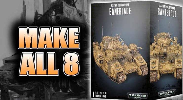 Make 8 Tanks In One Kit: 40k Baneblade Unboxing & Build