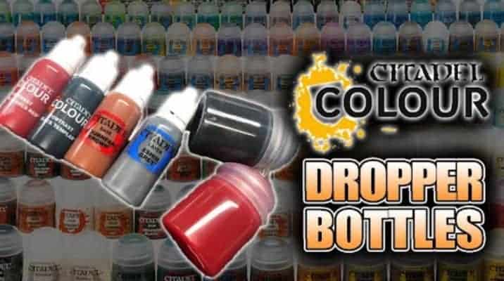 Transferring Citadel Contrast Paints to Dropper Bottles Decant