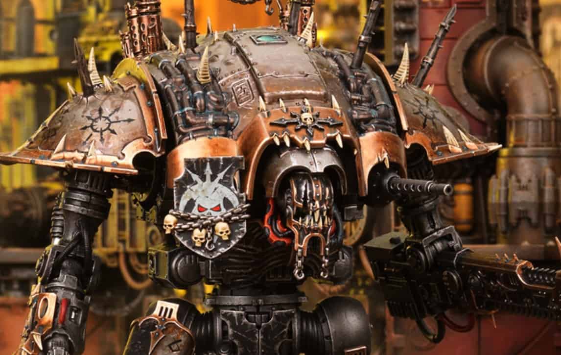 New 40k Chaos Knight Rules Points Relics Stratagems More Spikey Bits