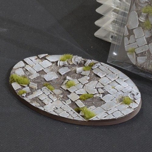 Temple Bases Oval 75mm NEW Warhammer Sigmar LOTR PAINTED Gamer's grass 3